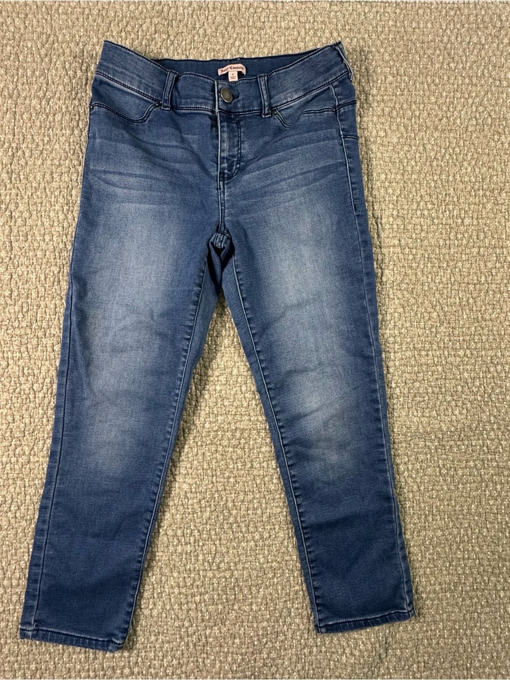 Juicy Couture Blue Faded Skinny Jeans